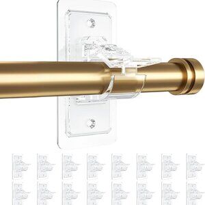 19. Curtain Rod Brackets No Drill For rods 0.5-1.2 diameter